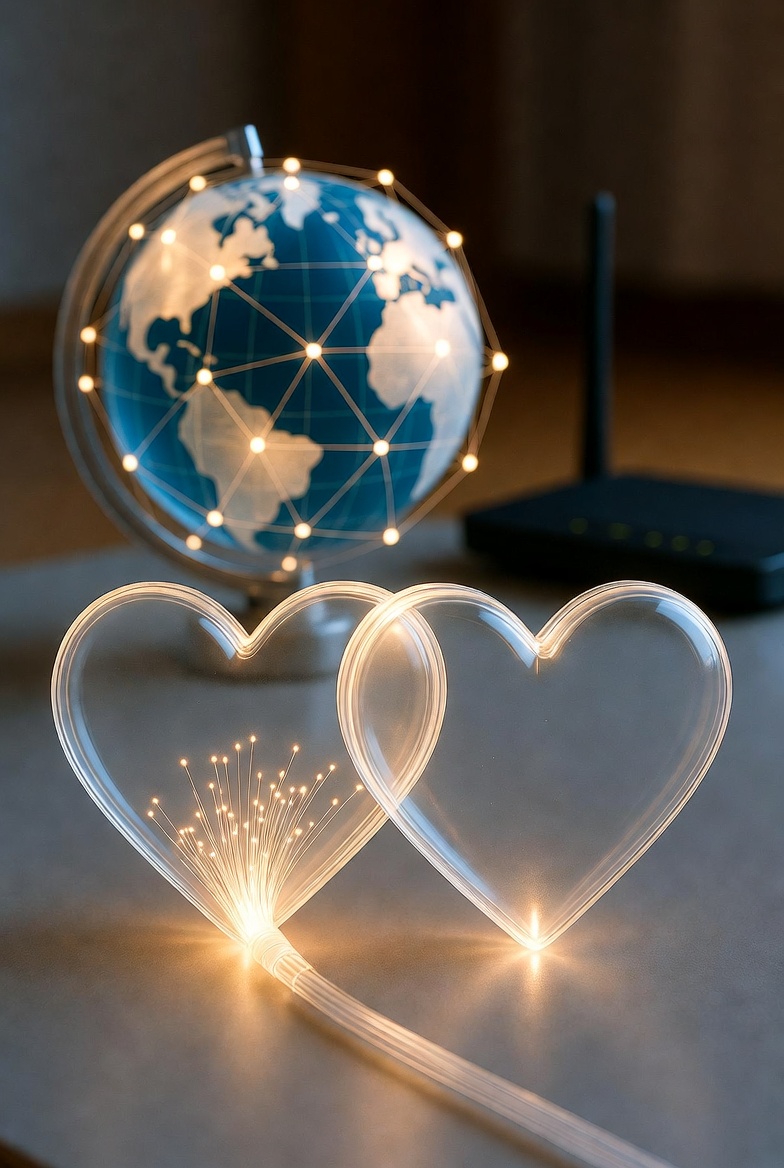 Połącz się z ukochaną osobą… jednym światłowodem